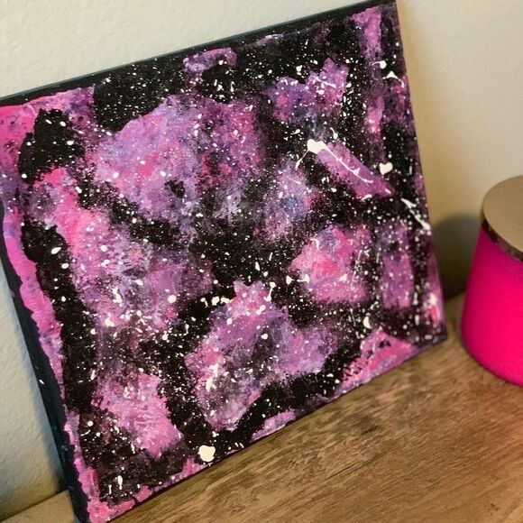 original abstract 8x10 painting - Picture 2 of 3